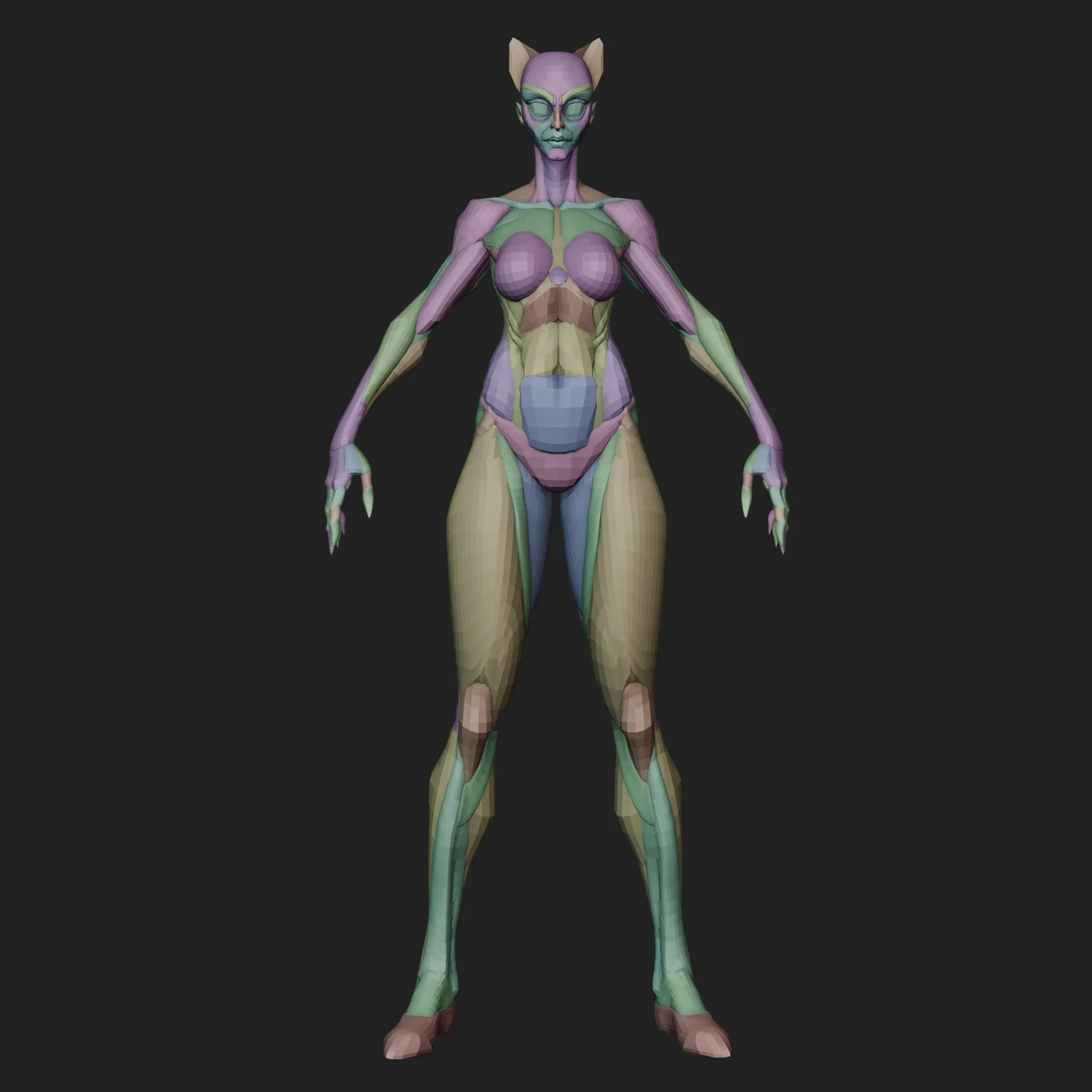 Super Female Character Blockout screenshot 3