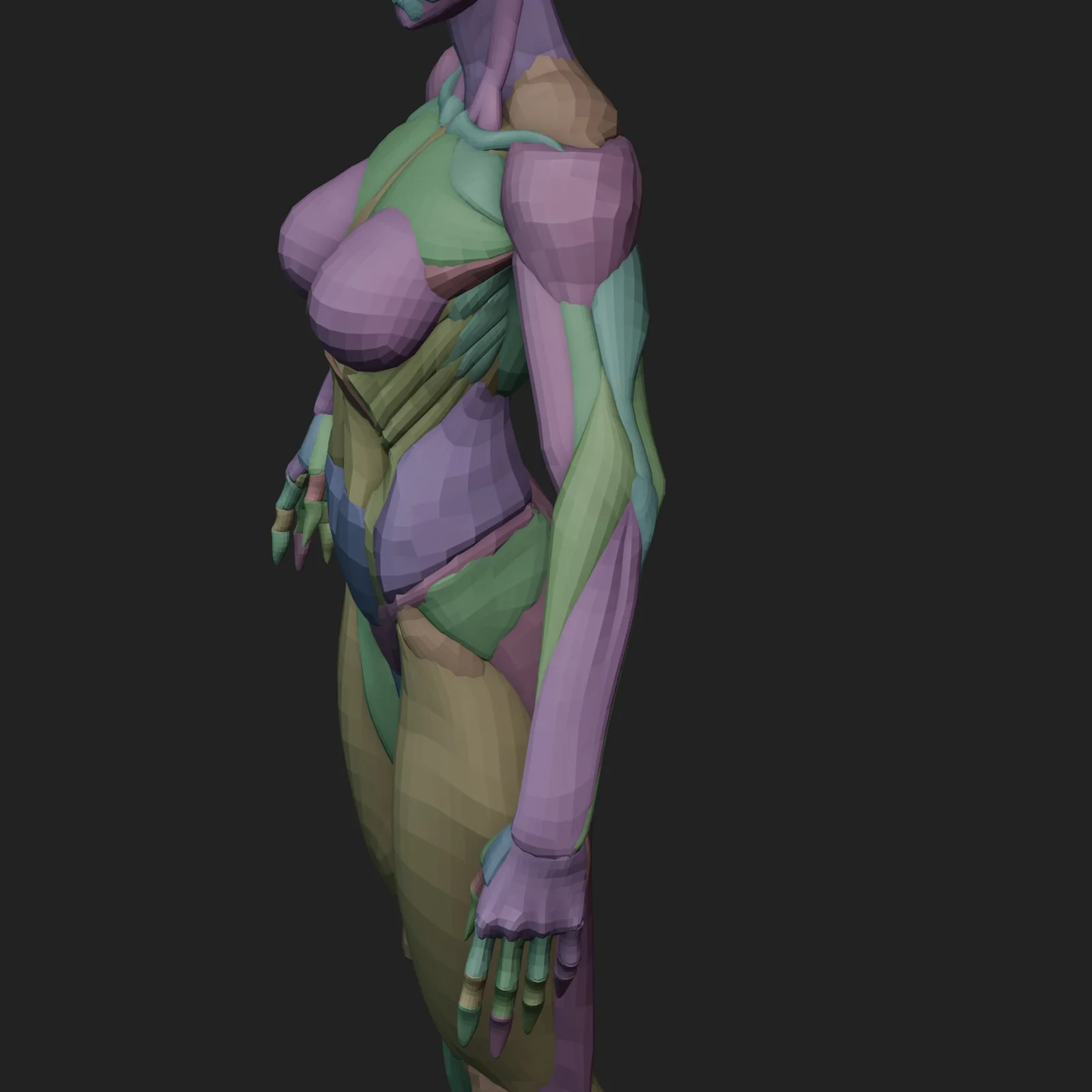 Super Female Character Blockout screenshot 6