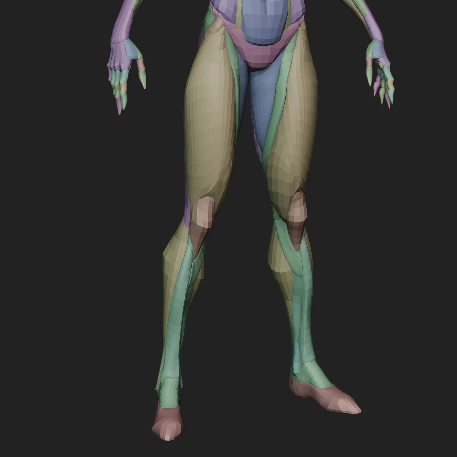 Super Female Character Blockout screenshot 7