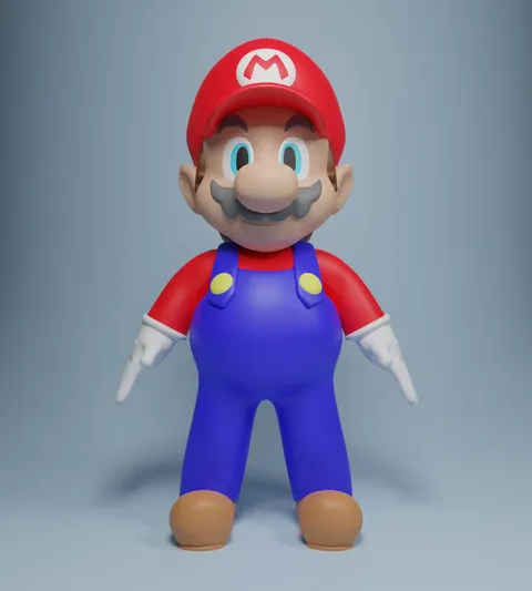 Super Mario - Blender 3d models