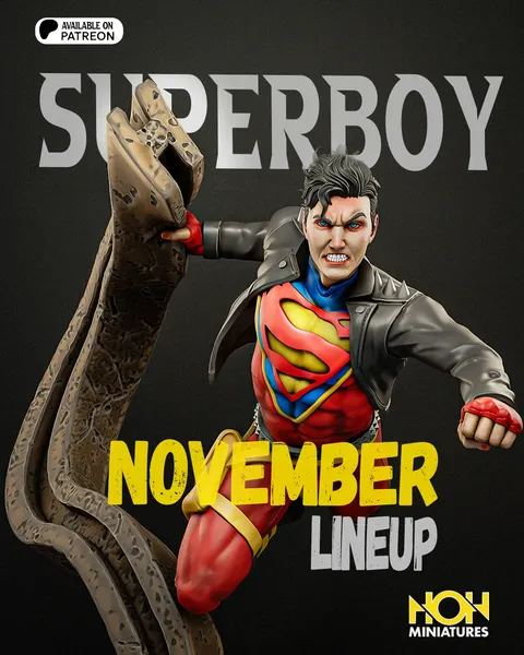 Superboy Miniature - Blender 3d models