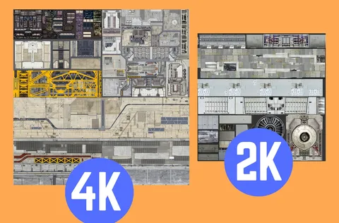 Superfortress Trimsheet - Blender textures & materials