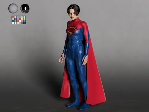 Supergirl The Flash 2023 - Blender 3d models