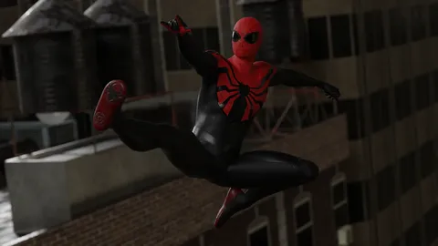Superior Spider-Man - Blender textures & materials