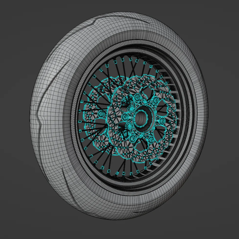 Supermoto Front Wheel Assembly screenshot 2