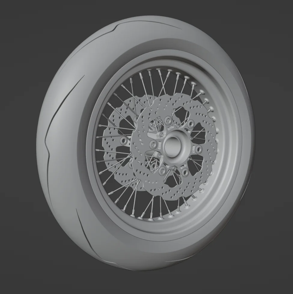 Supermoto Front Wheel Assembly screenshot 3