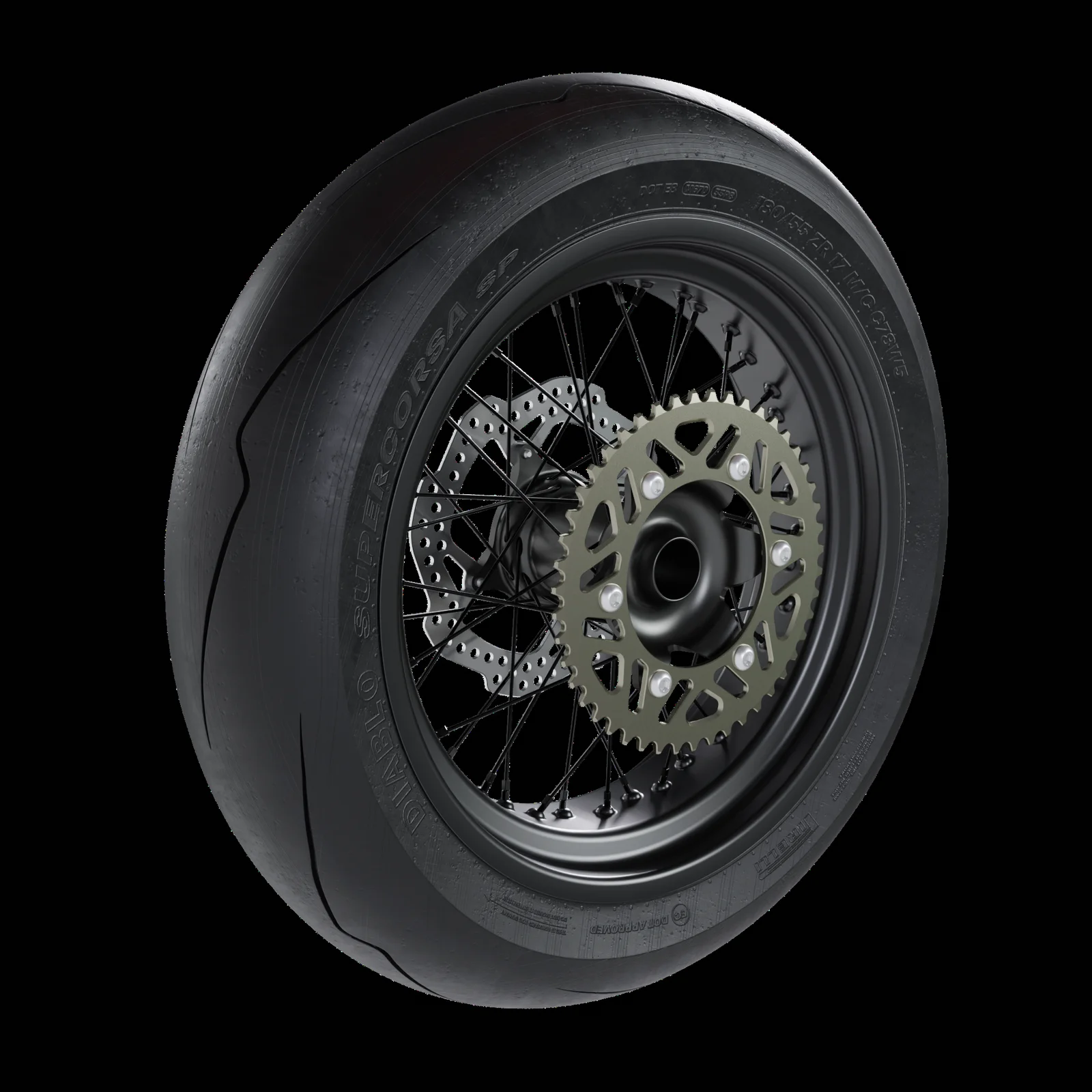 Supermoto Rear Wheel Assembly screenshot 6