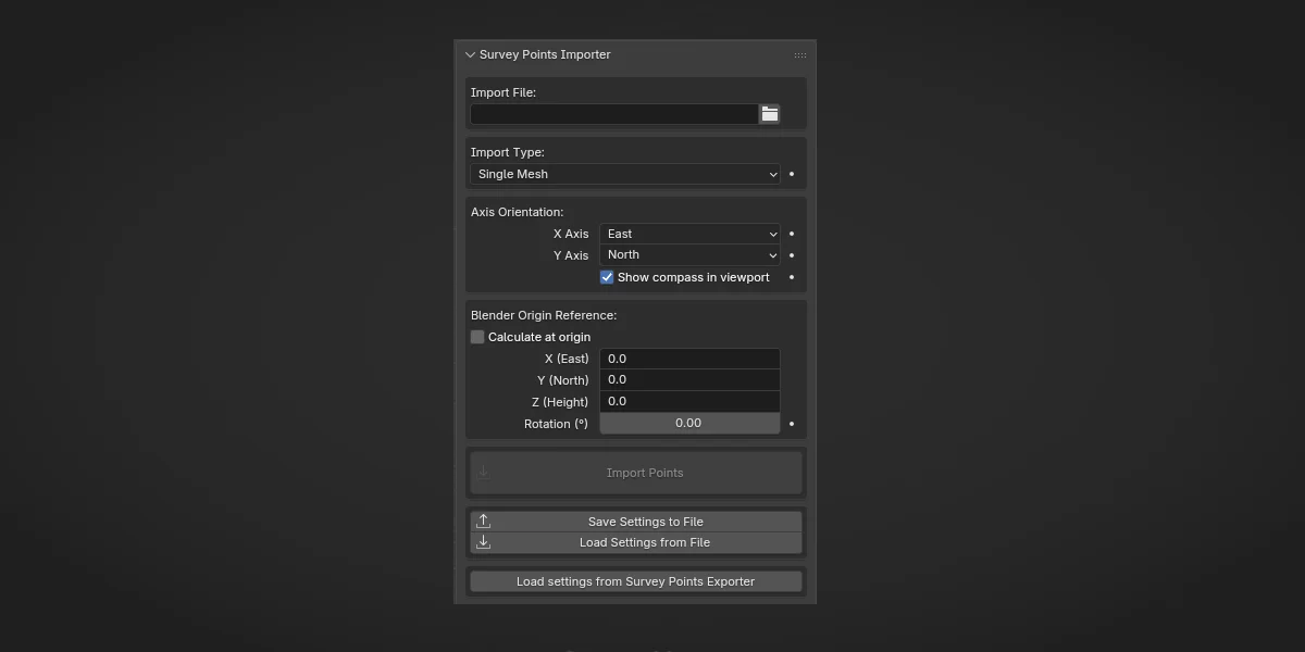 Survey Points Importer screenshot 7