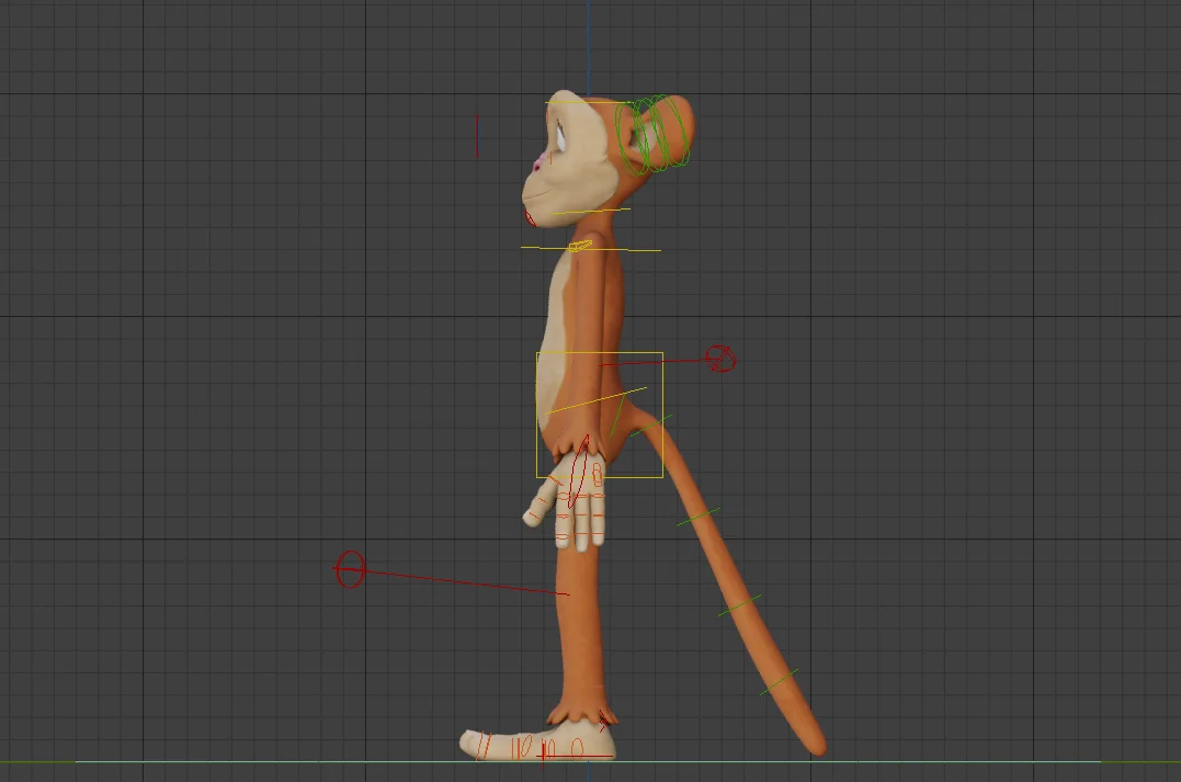 Suzanne Monkey Rig screenshot 5