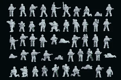 Sweden Infantry Forces - Blender 3d models