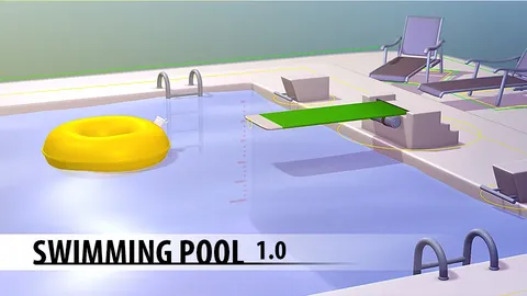 Swimming Pool Set - Blender scenes
