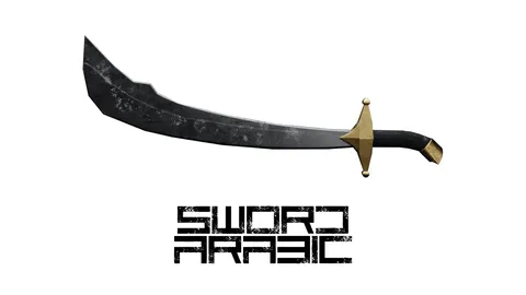 Arabic Sword - Blender 3d models