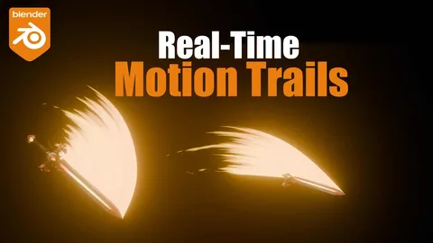 Sword Trails - Blender geometry nodes