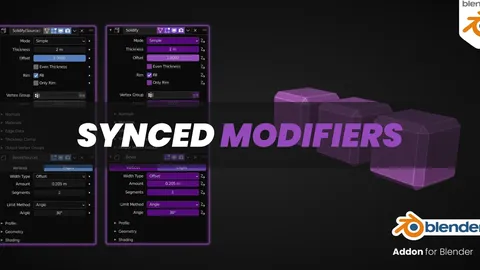 Synced Modifiers - Blender addons