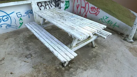 Table and Bench Raw Scan - Blender 3d models