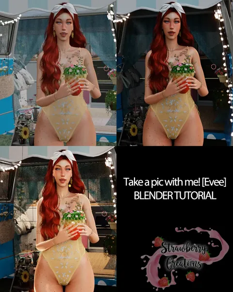 Take A Pic With Me EEVEE - Blender tutorials & courses