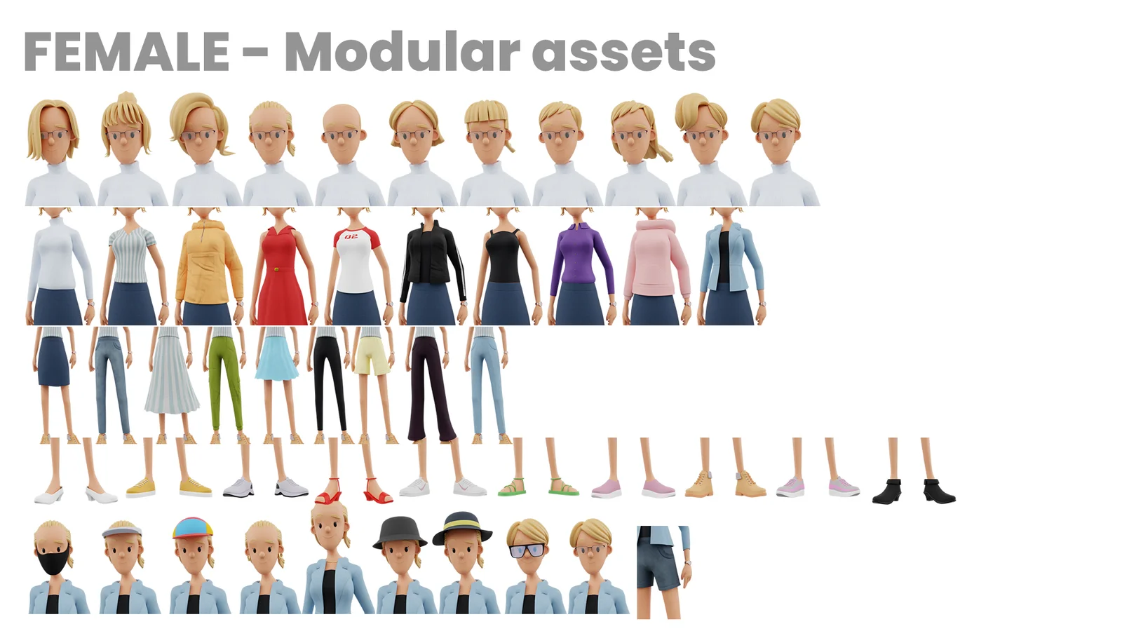 Tallz Modular Characters screenshot 2