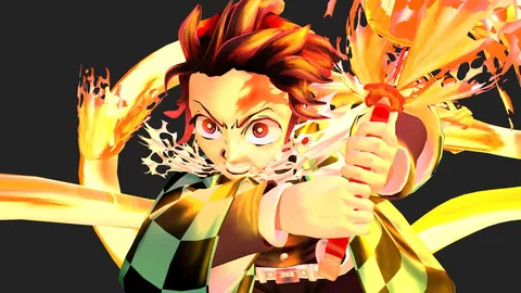 Tanjirō Kamado Rig - Blender 3d models