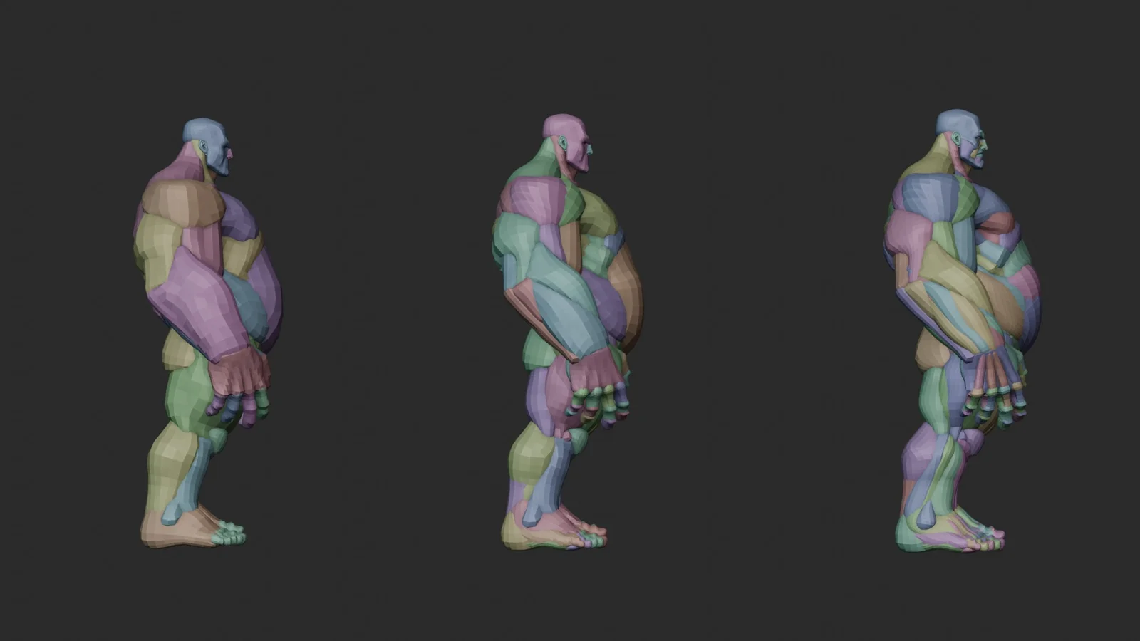 Tank Character Anatomy Blockout screenshot 3