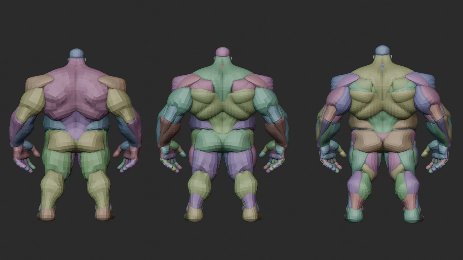Tank Character Anatomy Blockout screenshot 5