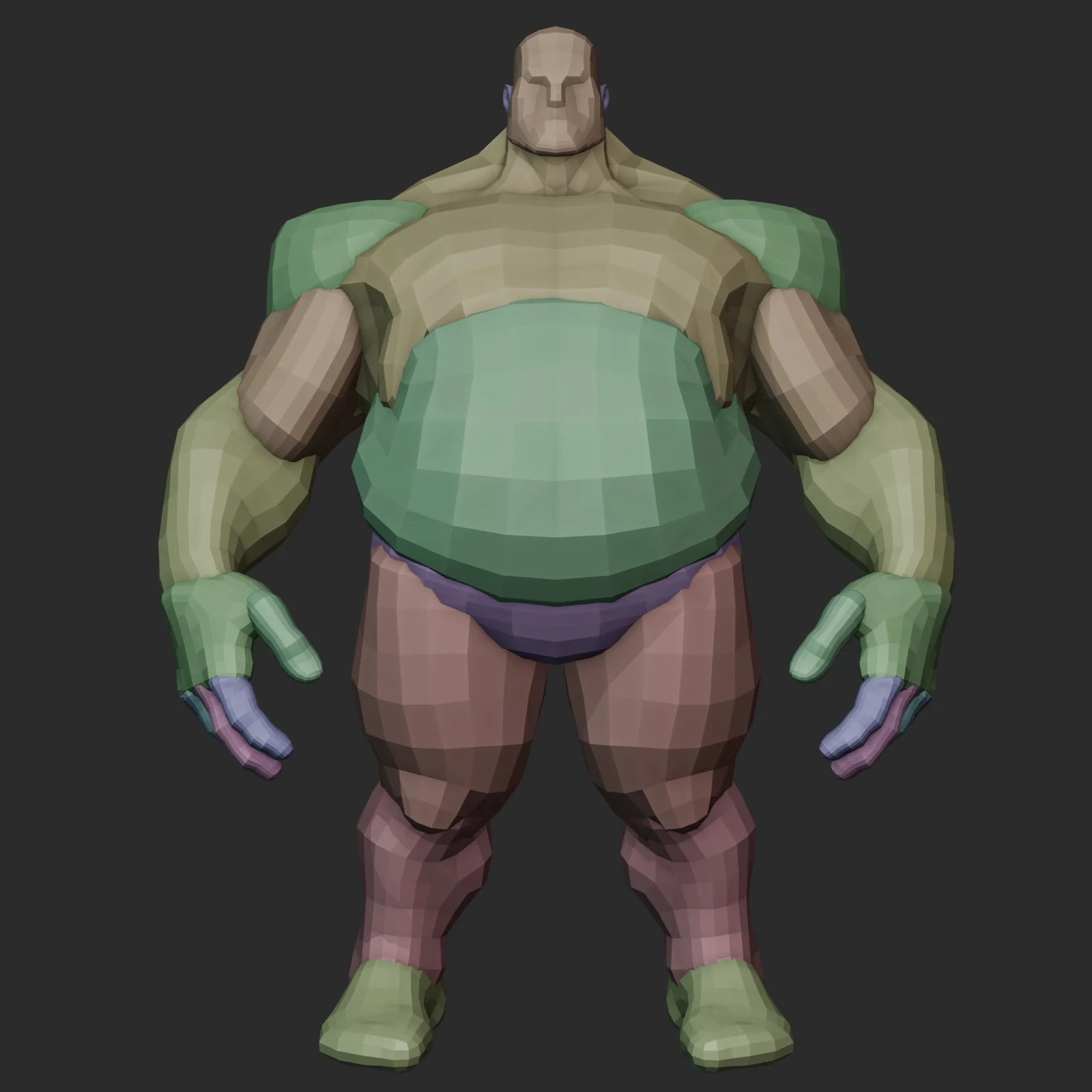 Tank Character Anatomy Blockout screenshot 6
