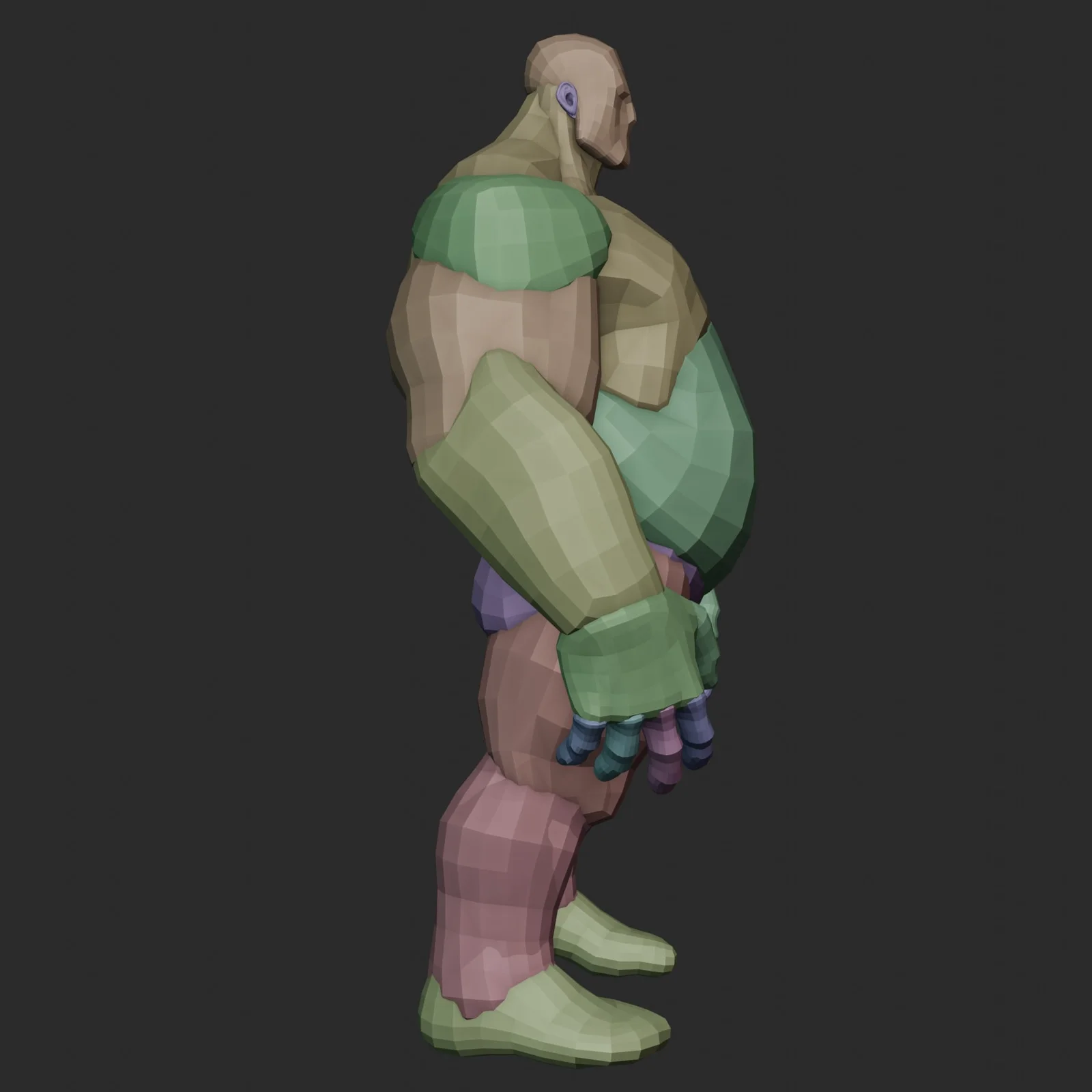 Tank Character Anatomy Blockout screenshot 7