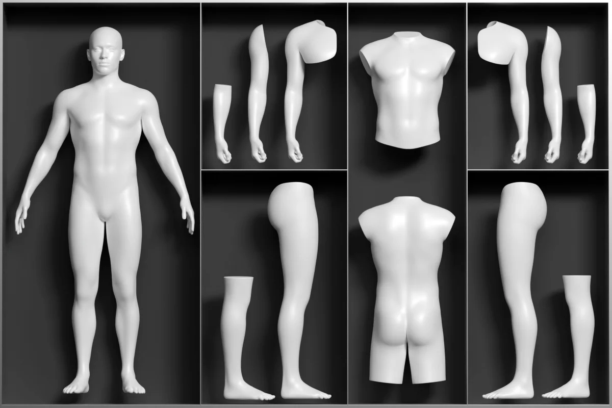 Tattoo Artist Body Parts Pack screenshot 2