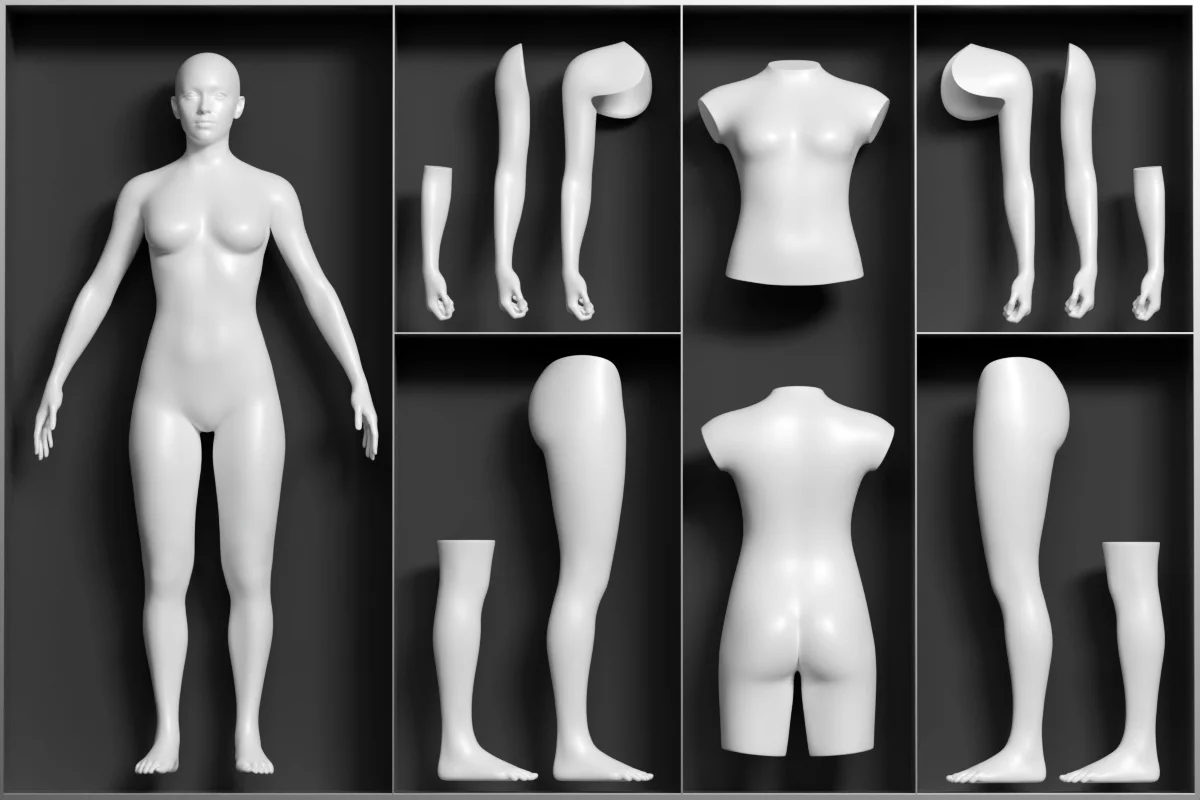 Tattoo Artist Body Parts Pack screenshot 3