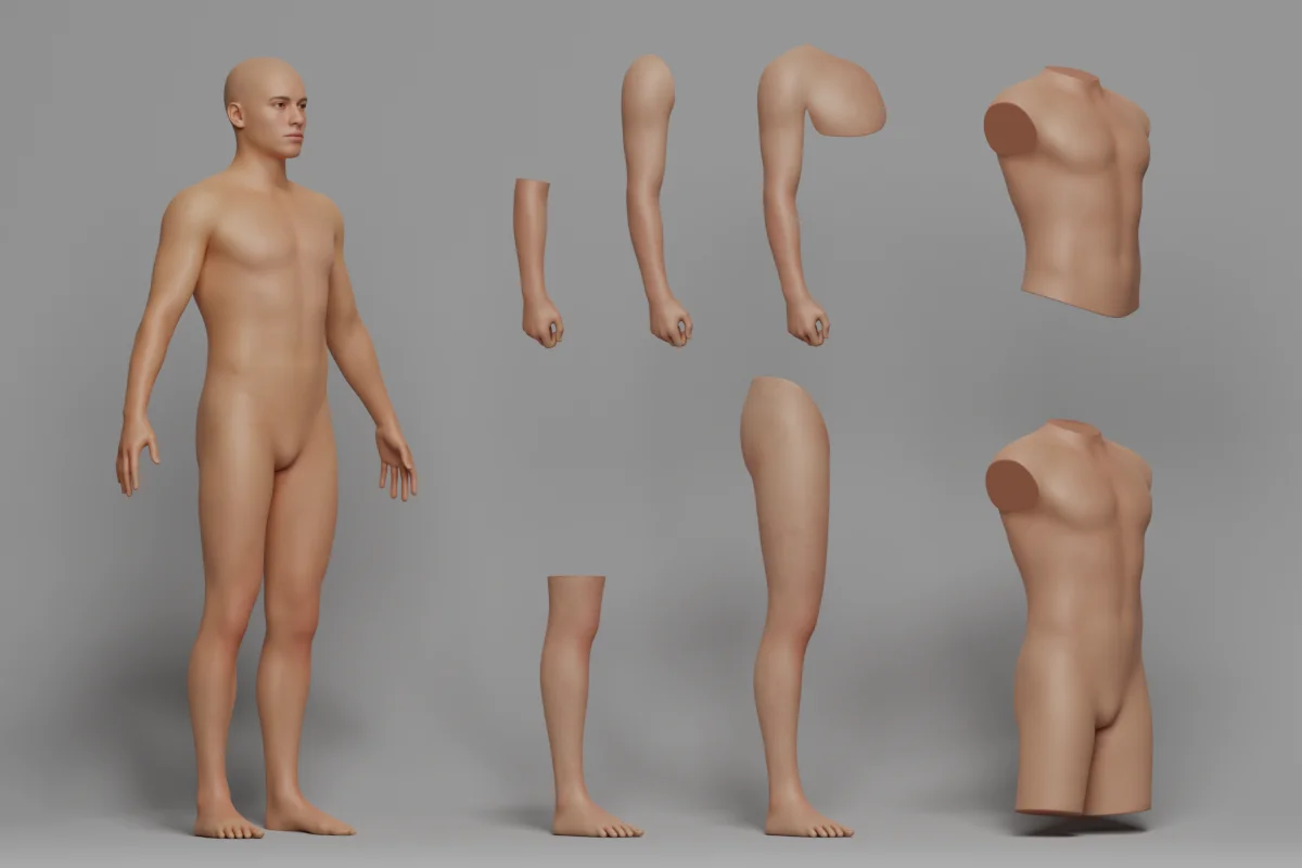 Tattoo Artist Body Parts Pack screenshot 8