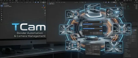 TCam Render Pro - Blender addons