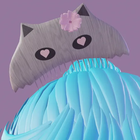 Kitty Comb - Blender 3d models