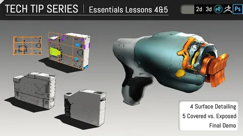 Tech Tip Series: Essentials 4 & 5 - Blender tutorials & courses