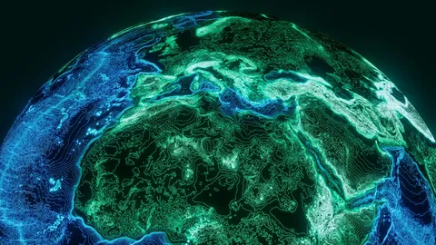 Technical Earth 04 Topography - Blender textures & materials