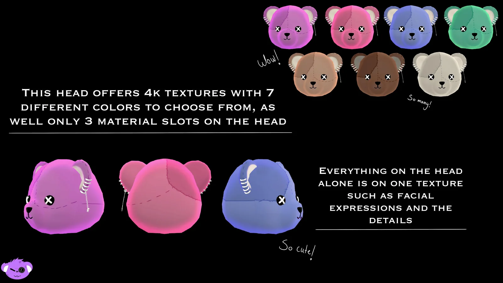 Teddy Bear Head screenshot 4