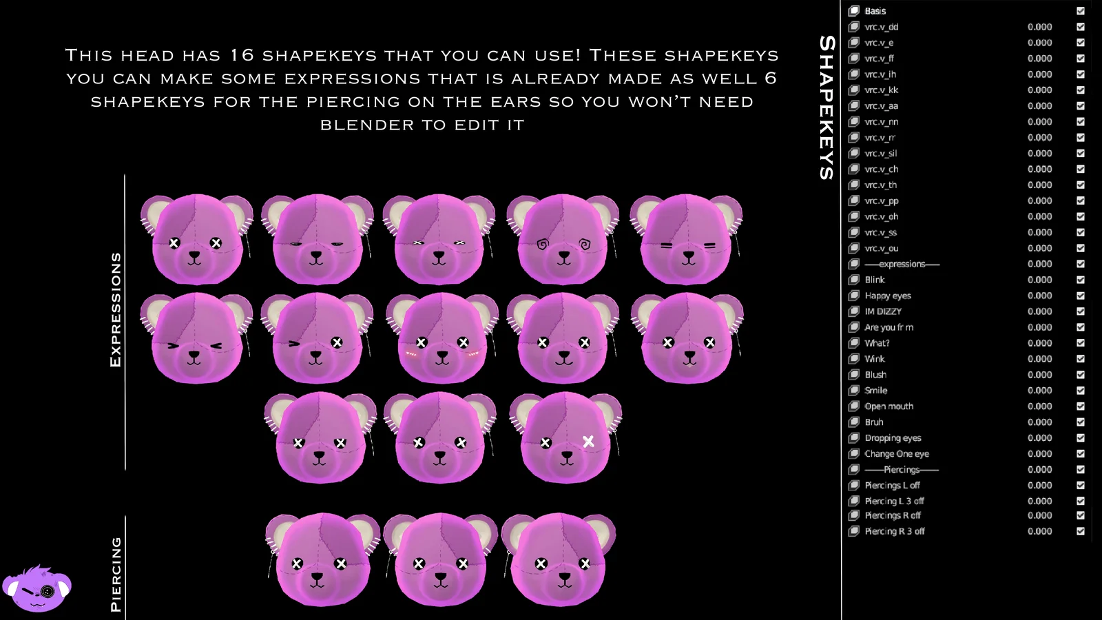 Teddy Bear Head screenshot 5