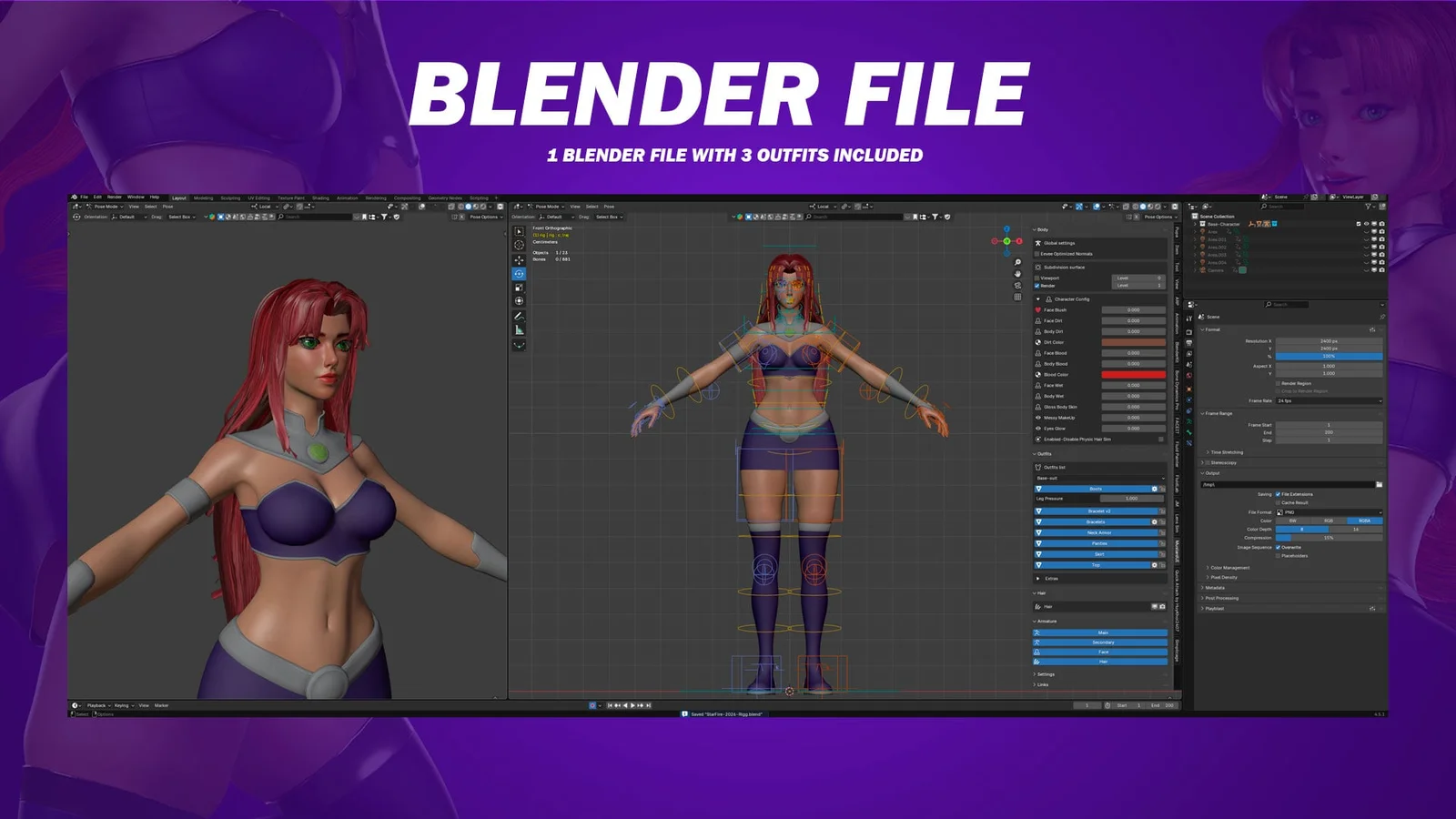 Teen Titans Bundle: Raven & Starfire screenshot 6