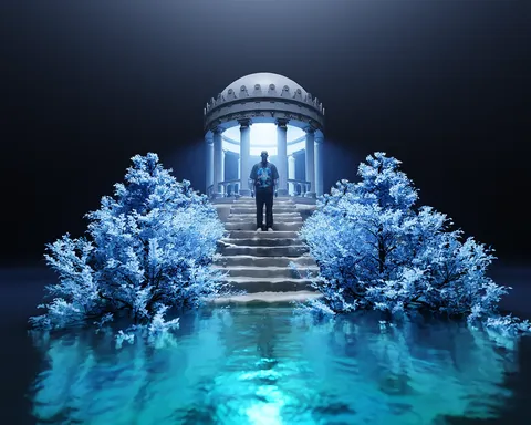 Temple Scene T-Shirt Mockup - Blender scenes