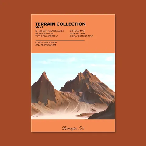 Terrain Collection Vol 1 - Blender textures & materials