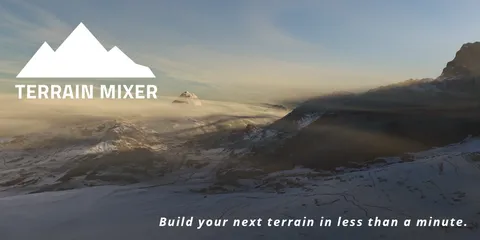 Terrain Mixer - Blender geometry nodes