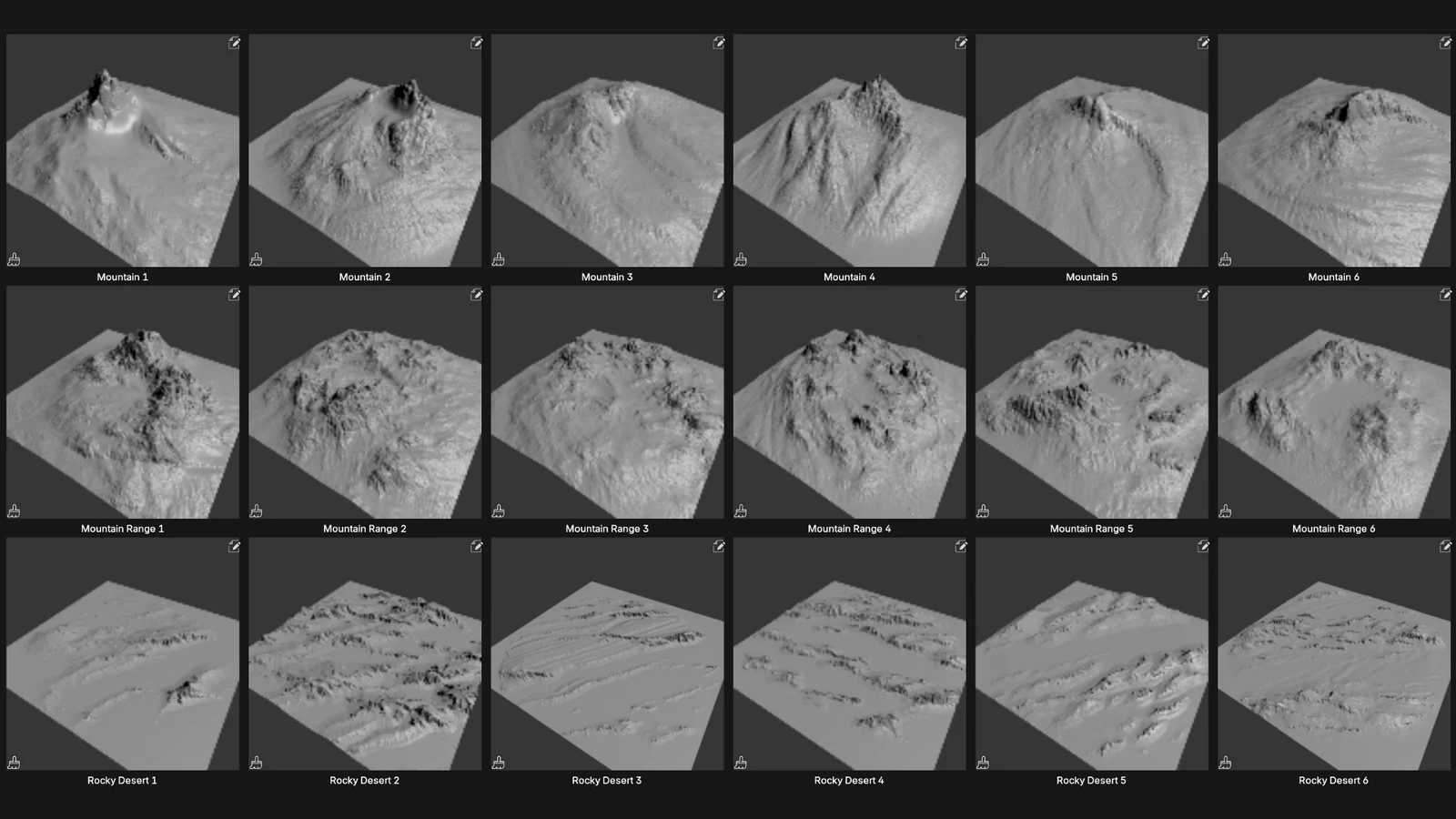 Terrain Sculpt Brushes Bundle screenshot 2
