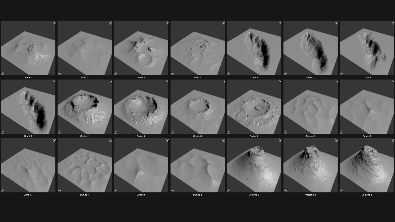Terrain Sculpt Brushes Set 2 screenshot 2
