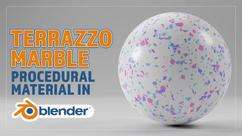 Terrazzo Marble Procedural Material - Blender shaders