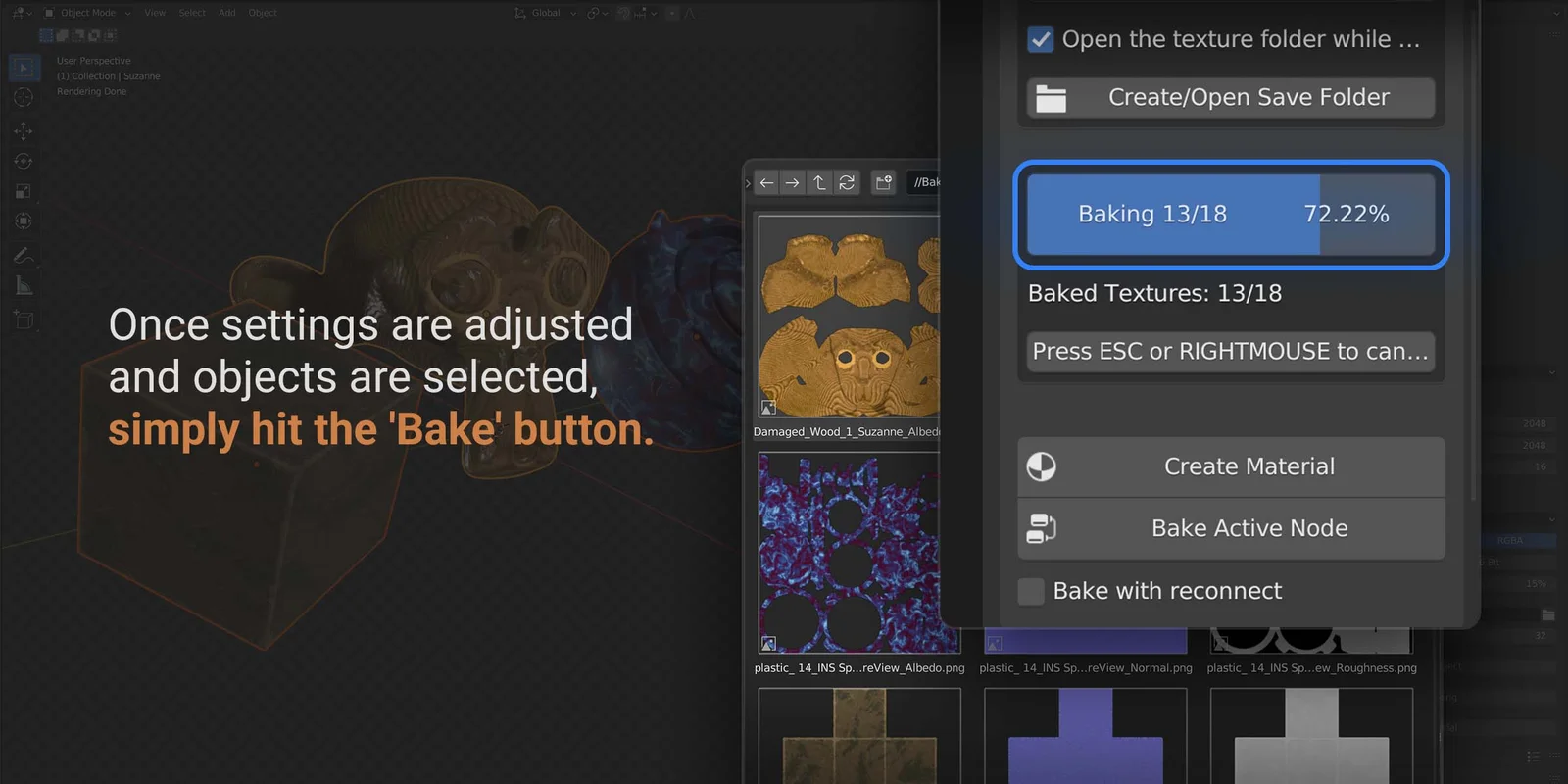 Texture Baking Assistant screenshot 5