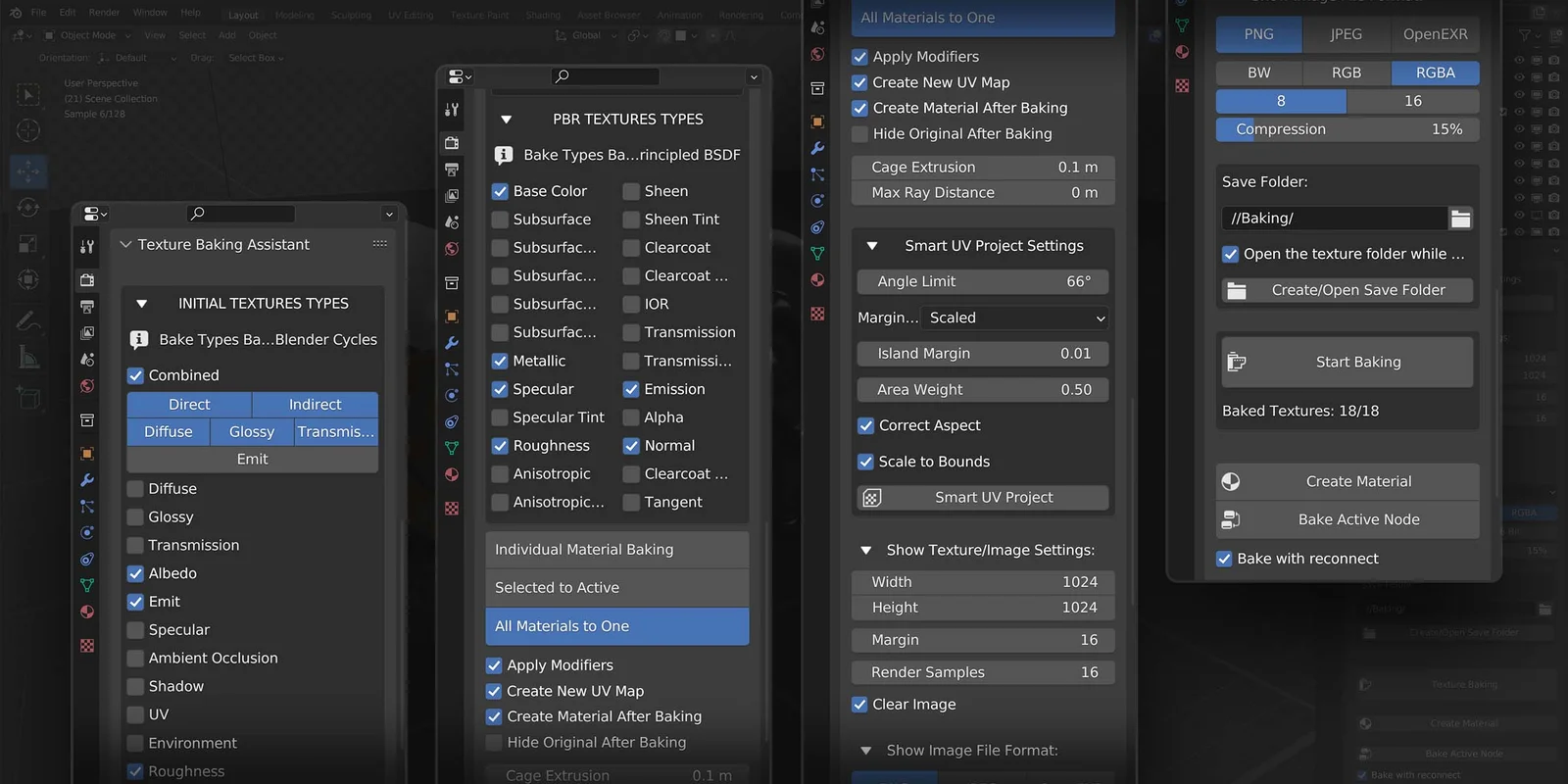Texture Baking Assistant screenshot 8