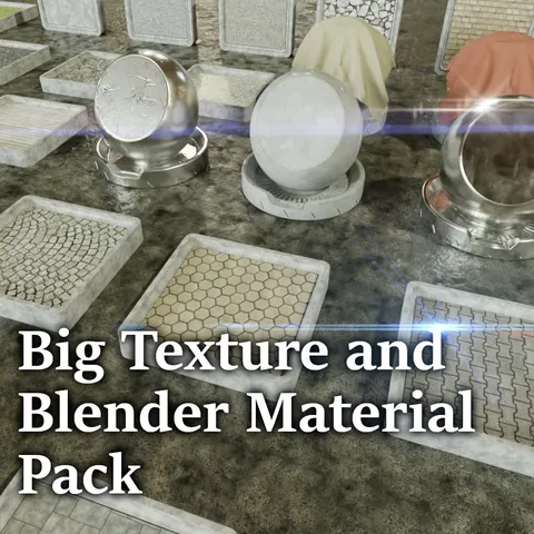 Texture and Material Pack 1 - Blender textures & materials