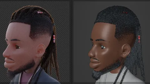Hair Length Texture Paint Fix - Blender tutorials & courses