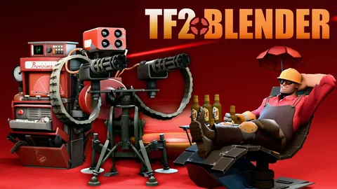 TF2 Buildings Port - Blender 3d models