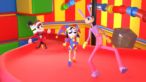 The Amazing Digital Circus Pack - Blender 3d models