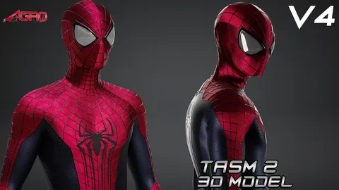 Amazing Spider-Man 2 Character - Blender 3d models