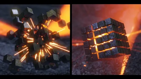 The Cube Assembly - Blender scenes